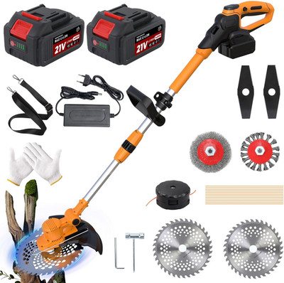 Electric Weed Wacker, Cordless Weed Eater Battery Powered, 5-In-1 String Trimmer