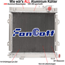 2 Row Aluminium K�hler F�r 88-1991 BMW E30 3-Series M3 2.3L Manual New