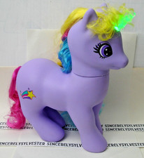 My Little Pony MLP Unicorn Walgreens Used in VG Lights  Sounds 9 1/2" x 8"