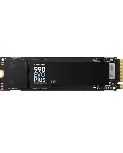 Samsung - 990 EVO PLUS SSD 1TB, PCIe Gen 4x4 | 5x2 M.2 2280, Speeds Up to 7,250