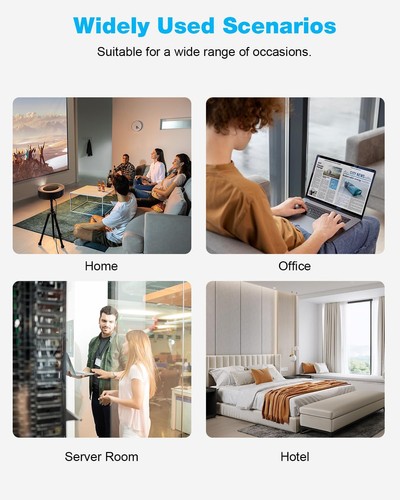 DDMALL Câble Ethernet Cat8 10 mètres Ultra Haut Débit 40Gbps 2000MHz Câble de - Afbeelding 9 van 24