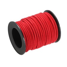 10.94 Yards 3mm Dia Suede Cord Leather String for DIY Crafts, Red 1 Roll