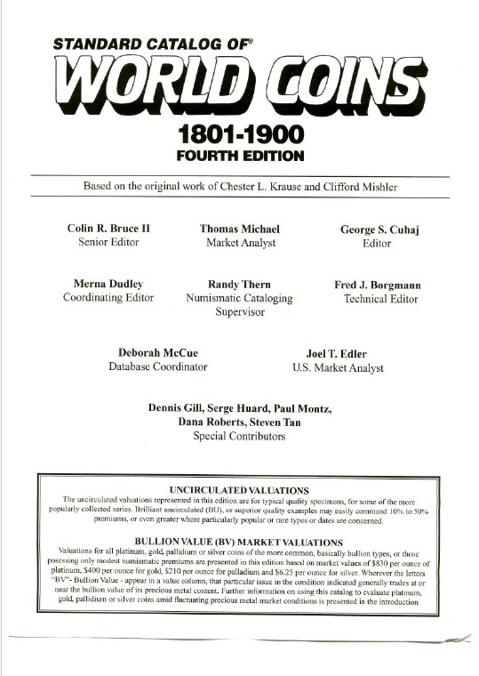 25+ Standard Catalog of World Coins 1601–2000+ Book Bundle/ Digital Version