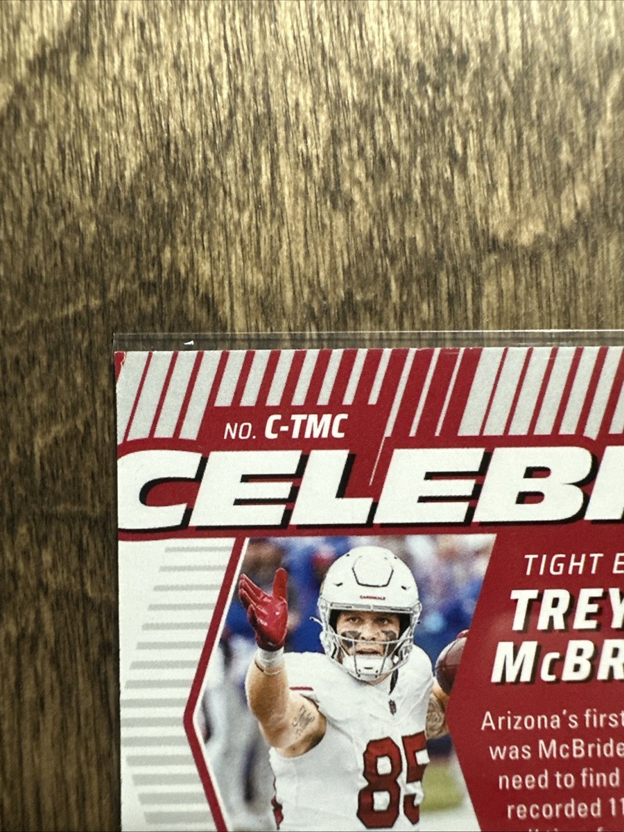 2025 Panini Score Football Trey McBride #C-TMC Celebration Arizona