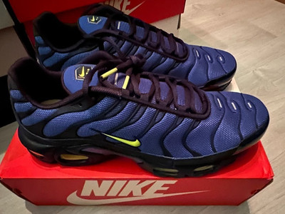 Nike TN 45 Herren blau/schwarz/neongelb im Originalkarton
