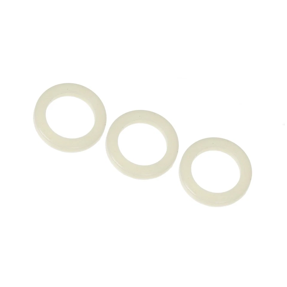 For Dodge Omni/Shadow 1990 Engine Oil Drain Plug Gaskets | 25 Pieces Nylon White - Image 3 of 4