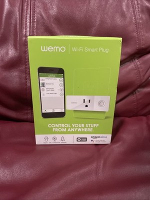 WeMo WiFi Enabled Mini Smart Plug White works with Nest Alexa Google NIB