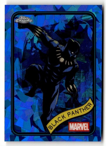 2025 Topps Chrome Marvel Sapphire Black Panther #136