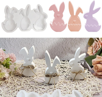 Silikonform Ostern: 3 StüCk Silikonform Hase Gips Zum GießEn - Ostern Silikonfor