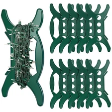 Best YUNVI 10 Pcs All Purpose Light Storage Holder Christmas Wrap Organizer