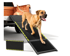 74'' L  20'' W Longest Dog Ramp for Car - Extra Wide Portable Pet Dog Ramp