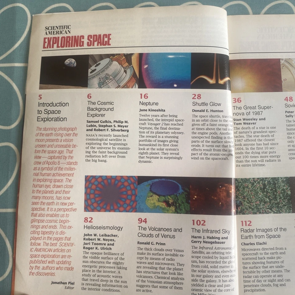 Scientific American - Special Issue, Exploring Space magazine 1990 Foto 2 de 4