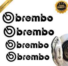 Car Wheels Brake Caliper Brembo Racing Sticker Decal Logo Decoration Sport Black Car Wheels Brake Caliper Brembo Racing Sticker Decal Logo Decoration Sport Black