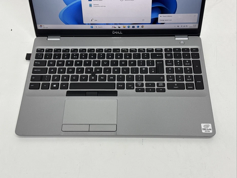 Dell Latitude 5510 Laptop 15.6" Core i5 10th Gen, 8GB RAM, 256GB SSD #G128 - Image 2 of 4