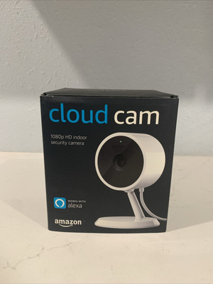 Amazon Cloud Cam Indoor Security Camera 1080P, Alexa, Key Edition New Open Box 