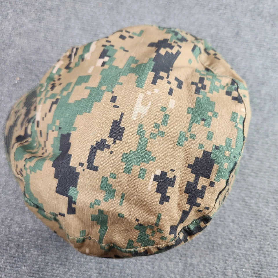 Boné chapéu Woodland Marpat 7 3/4 clima quente protetor auricular marinho especificações militares operações - Imagem 4 de 4
