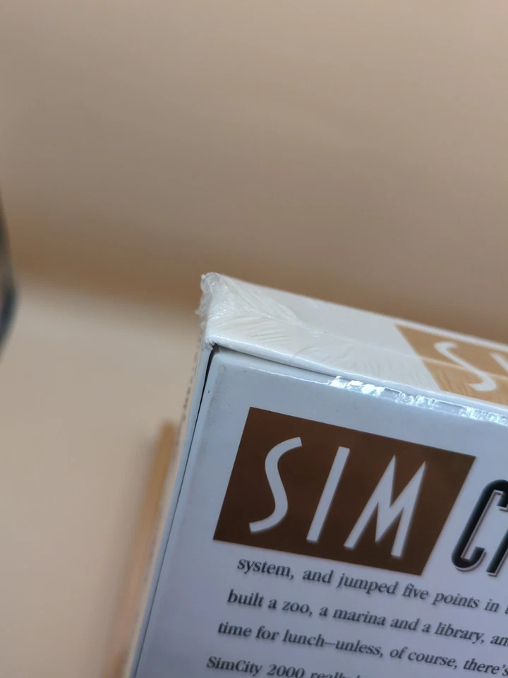 Sim City 2000 New/Sealed for Mac Macintosh / Power Macintosh Maxis | Corner Tear - Image 3 of 4