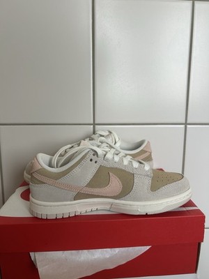 Nike Dunk Low Sneaker Low Top Beige/Rosa/Weiß EU 36 US 5,5 neu Karton