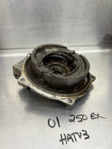 01 02 03 04 05 Honda TRX 250 EX OE Rear Brake Hub Drum Shoes Pad Mount Plate Set