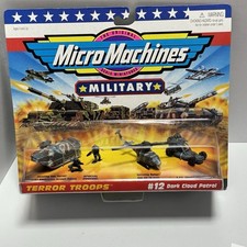 Galoob Micro Machines Military #12 DARK CLOUD PATROL Truppe Terrore CONDIZIONI PERFETTE