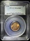 1946-P Lincoln Wheat Cent  PCGS MS 65 RD