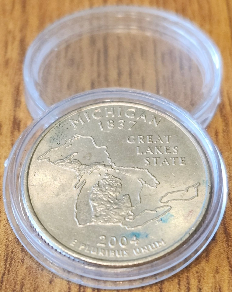 50% Off Sale - 2004P Michigan State Quarter Collectible Quarter from Bank Rolls - Image 2 of 4