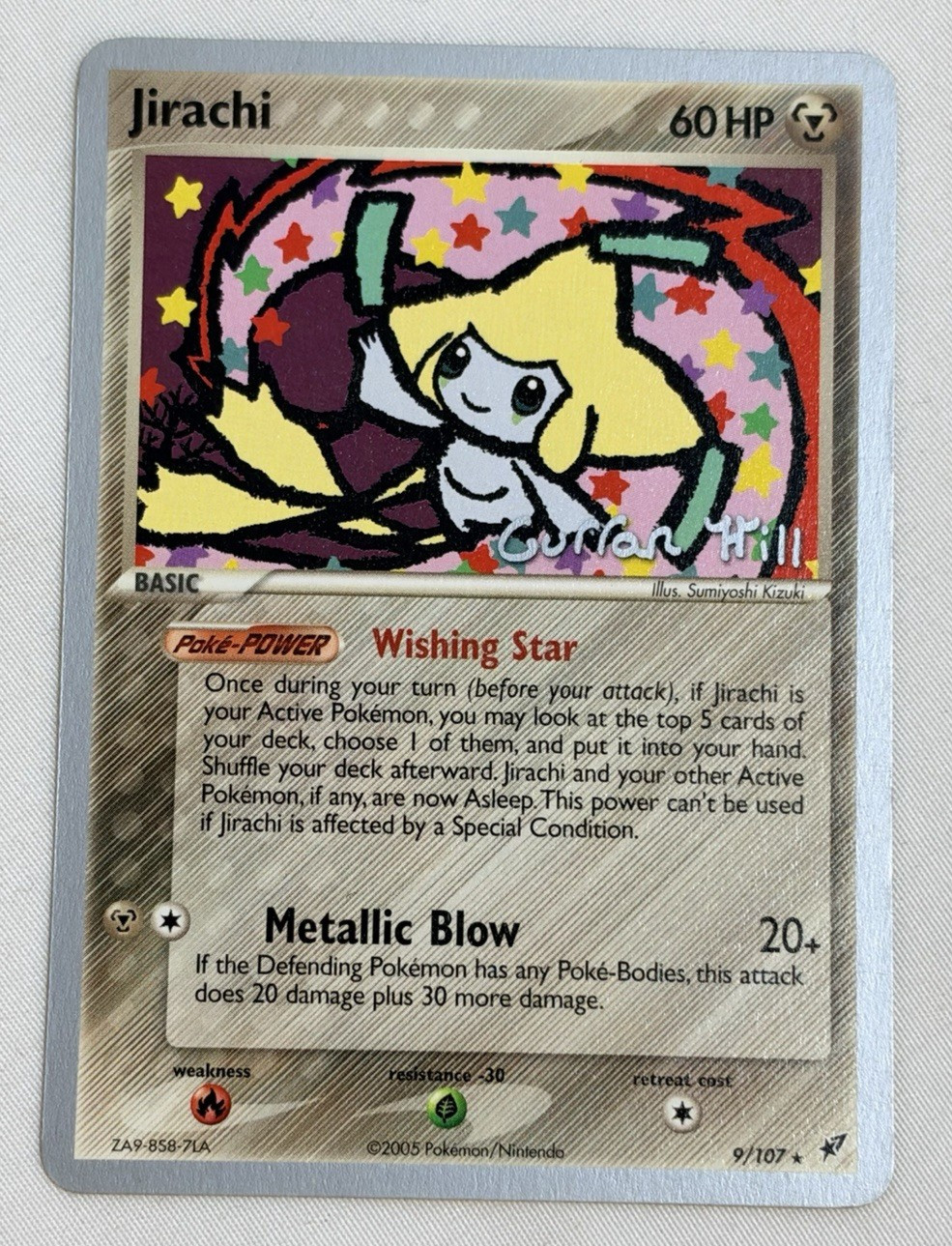 Jirachi 9/107 EX Deoxy World Championships 2005 Curran Hill Pokemon Card LP