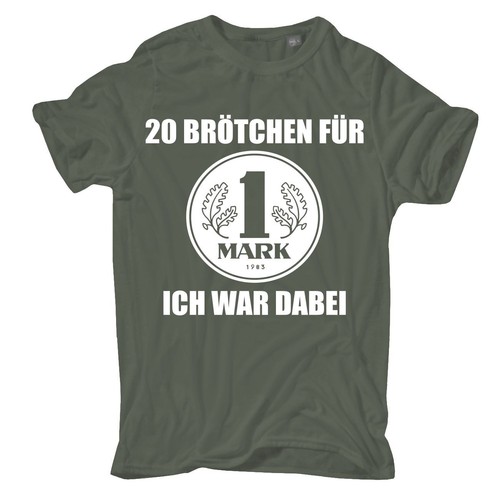 T-Shirt DDR 20 Brötchen Für 1 Mark ich war dabei S bis 10XL Ostdeutschland ossi - Bild 5 von 8