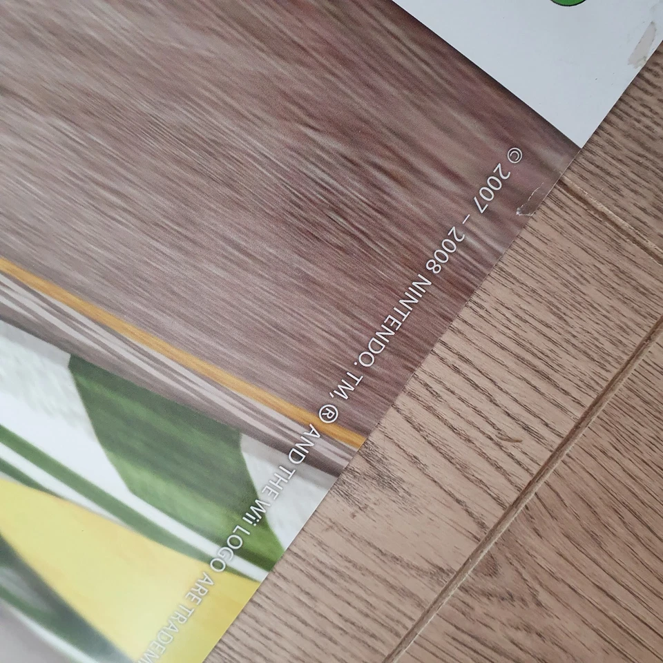 Rare Double-Sided Mario Kart Wii 2008 Retail Store Launch Poster - GameStop - Image 2 of 4