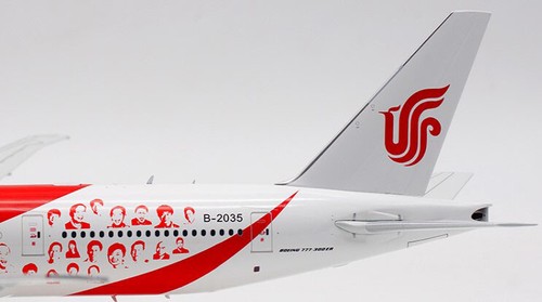 Aviación AIR CHINA para BOEING 777-300ER B-2035 SMILING CHINA 1/200 modelo diecast - Imagen 7 de 12