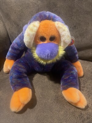 TY Beanie Buddy - BANANAS the Monkey With Tag