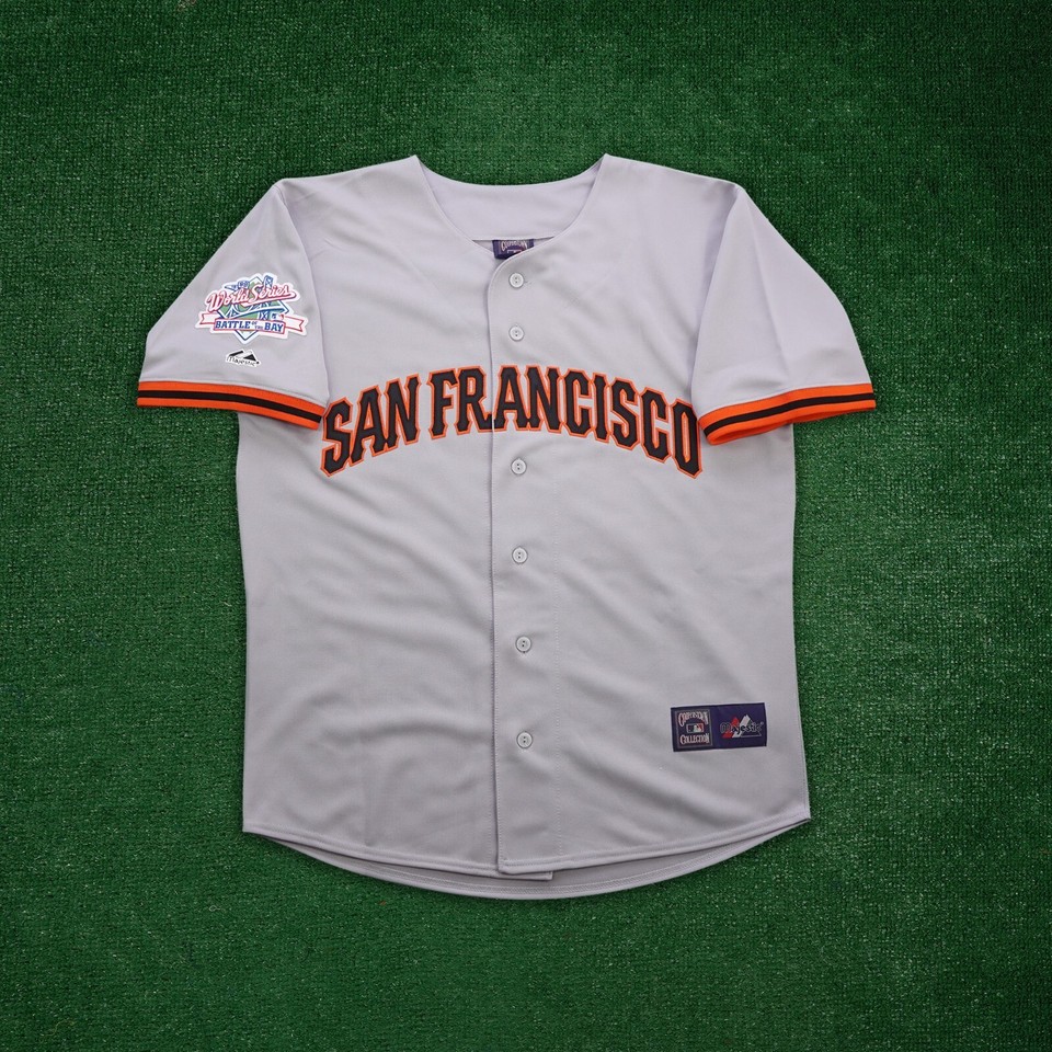 Barry Bonds 1994 San Francisco Giants Cooperstown Home White Jersey Men