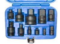 Impact-Adaptersatz, 1/4 Zoll-1 Zoll, 11-Teilig Chrom-MolybdäN, 07935L Sw-Stahl