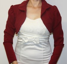 BOLERO JACKE MIT PUFF ÄRMELN VIELE FARBEN UND GRÖSSEN ART: (A) IT