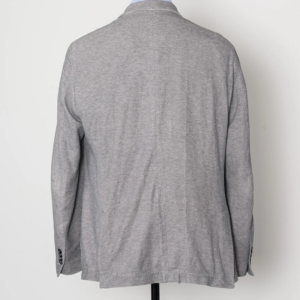 Blazer ALTEA Abrigo Deportivo Gris Melange Algodón Parche Bolsillo EU52 US42 Foto 3 de 4