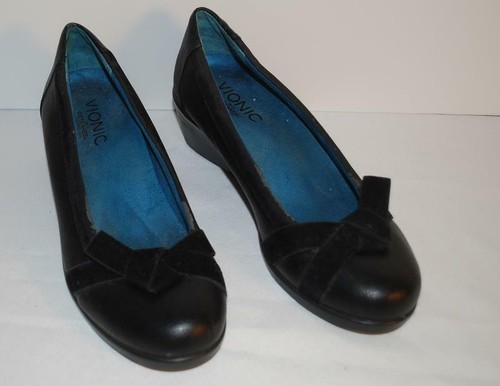 Vionic Orthoheel Chloe Black Leather 