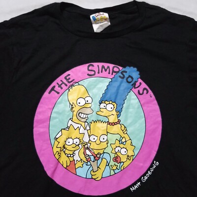 Forever 21 2014 The Simsons Matt Groening L T-Shirt Homer Marge Bart Lisa Maggie