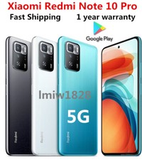 Xiaomi Redmi Note 10 Pro 5G 128GB 256GB LTE Android Global CellPhone