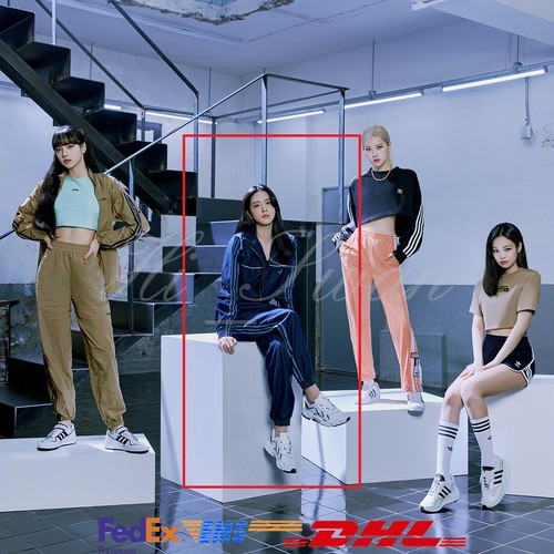 [BLACKPINK] -AdidasOriginals WATCH US MOVE JISOO Premium Denim trackpants  GM5376 | eBay
