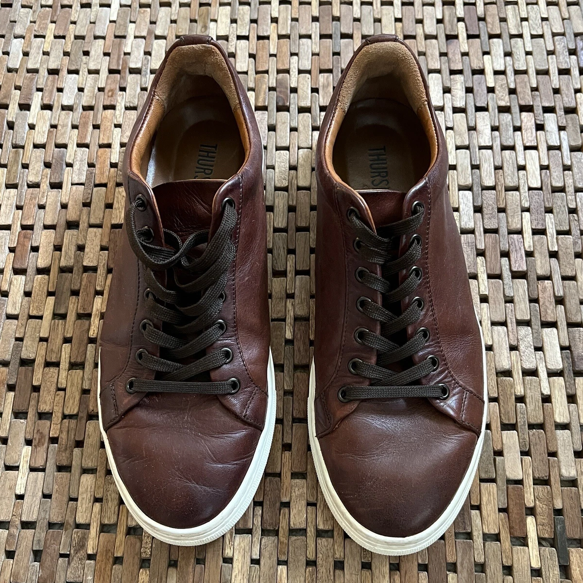 Low top leather clearance shoes