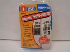 Qty  10: Freeze A Frame Magnetic Photo Pocket 2-1/2" x 3-1/2" Item No. 32302