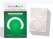 52 Crescents for StomaDome Stoma Guard Security Shield Ostomy Pouch Protector