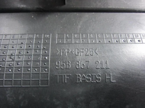 95B867211 Guarnecido Puerta Trasera Izquierda para PORSCHE MACAN (95BA) 1418036 - Imagen 3 de 3