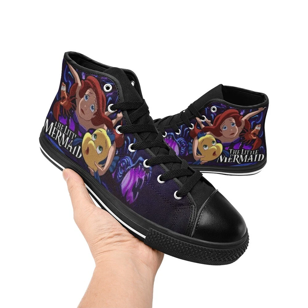 The Little Mermaid High Top Shoes Sneakers