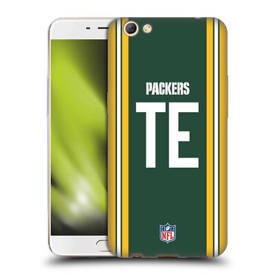 NFL GREEN BAY PACKERS POSITIONEN & LOGO SOFT GEL HANDYHÜLLE FÜR OPPO HANDYS