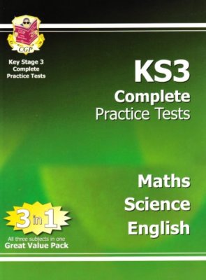 KS3 Complete Practice Tests - Science, Maths and English By CGP 