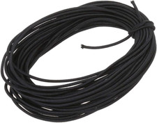 Usew 2 Mm Heavy round Elastic Cord,10 Yards Black