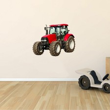 Vinyl Kids Bedroom Tractor Vehicle Decor Design Home Art Wall Decoration Sticker