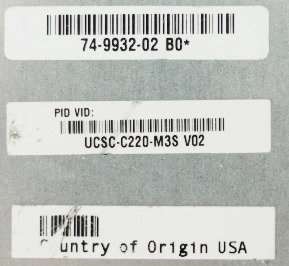 Cisco UCS C220 M3 Server w, 2x E5-2640 CPU, 8x 4GB 1333Mh 32GB RAM (No HDDS) - Image 3 of 4