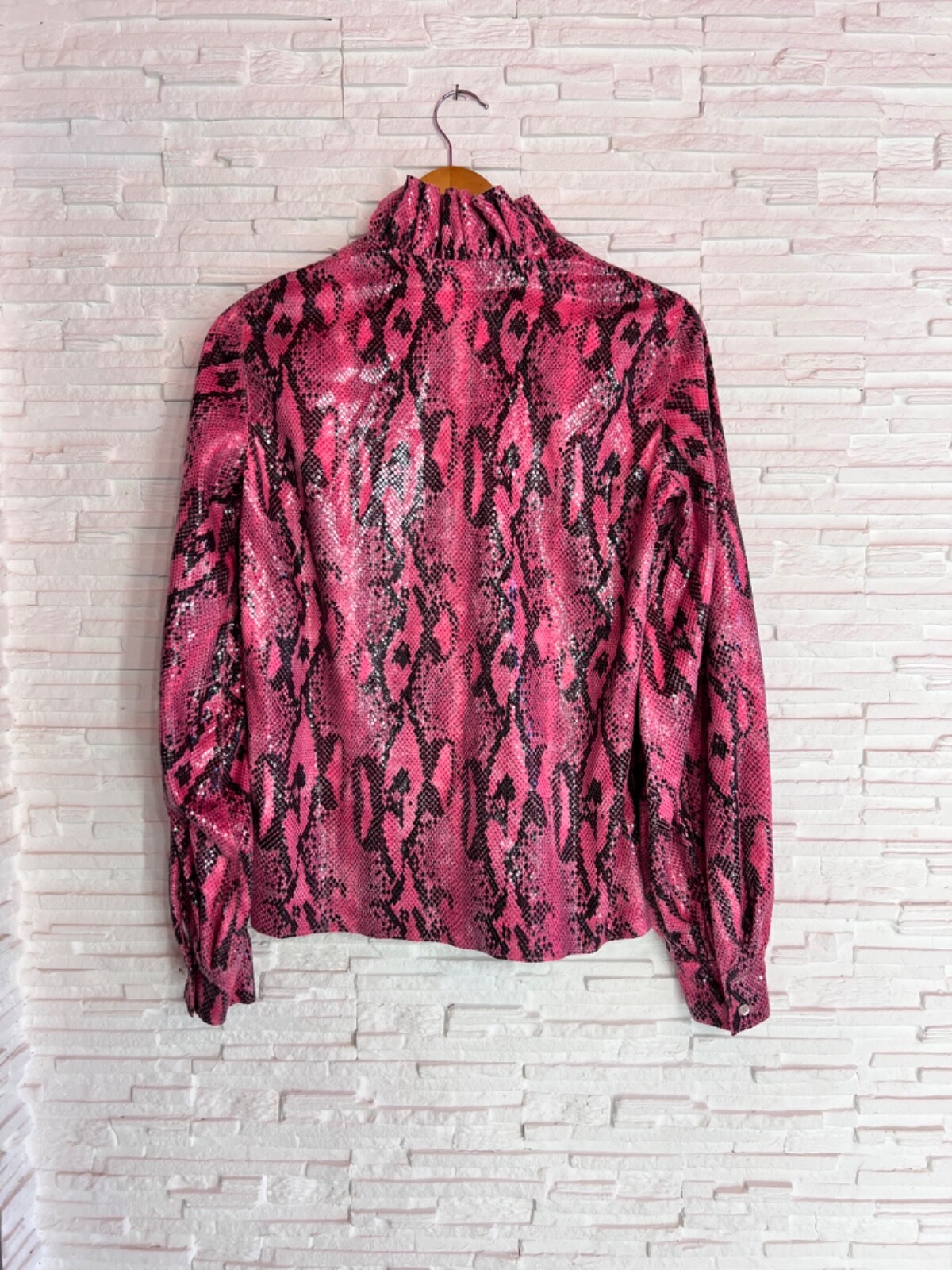 MSGM phyton print ruffled blouse - image 8